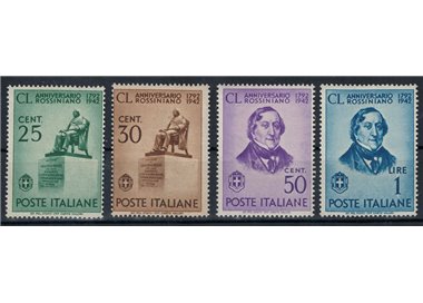 ITALY KINGDOM 1942 Gioacchino Rossini 4v MNH**