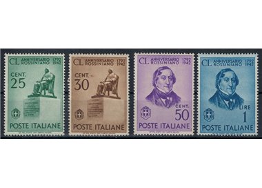ITALIA REGNO 1942 Gioacchino Rossini 4v MH*