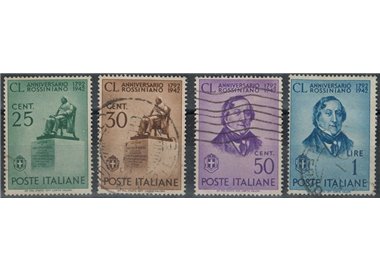 ITALY KINGDOM 1942 Gioacchino Rossini 4v us