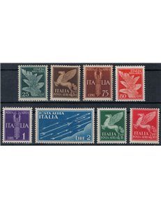 ITALY KINGDOM 1930-32 Airmail, allegorical subjects 8v MH*