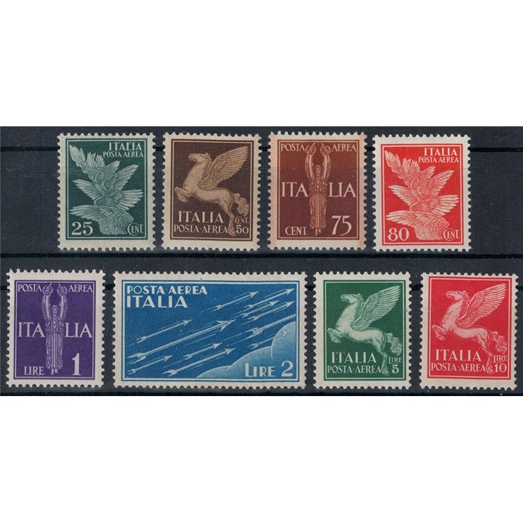 ITALY KINGDOM 1930-32 Airmail, allegorical subjects 8v MH*