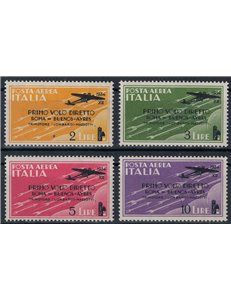 ITALIA REGNO 1934 Posta aerea Roma-Buenos Aires 4v MH*