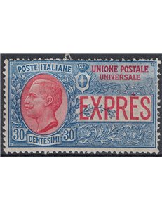 ITALY KINGDOM 1908 Espresso MH*