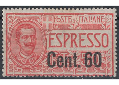 ITALIA REGNO 1922 Espresso 60c su 50c rosso MH*