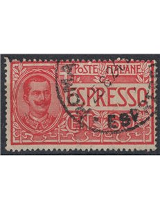 ITALIA REGNO 1922 Espresso 60c rosso us