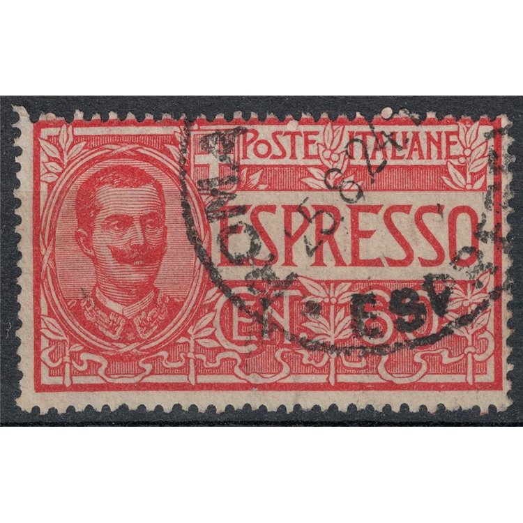 ITALIA REGNO 1922 Espresso 60c rosso us