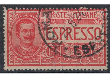 ITALIA REGNO 1922 Espresso 60c rosso us
