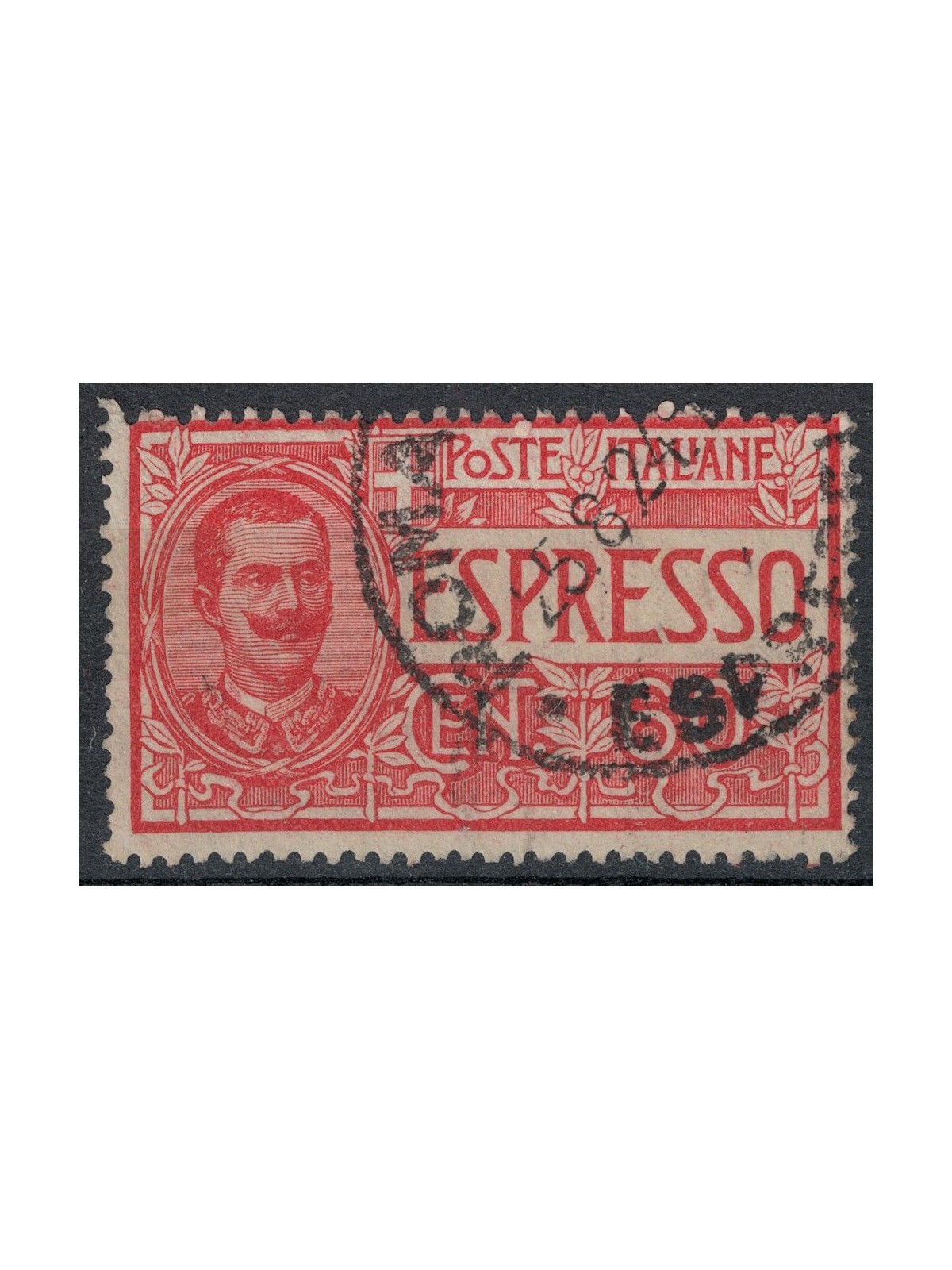 ITALIA REGNO 1922 Espresso 60c rosso us