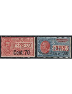 ITALY KINGDOM 1924-25 Express 2v MH*