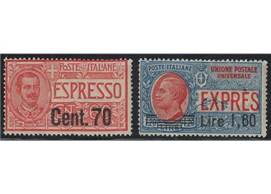ITALY KINGDOM 1924-25 Express 2v MH*