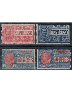 ITALY KINGDOM 1925-26 Express 4v MNH**