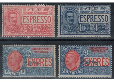 ITALY KINGDOM 1925-26 Express 4v MNH**
