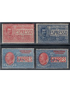 ITALY KINGDOM 1925-26 Express 4v MH*