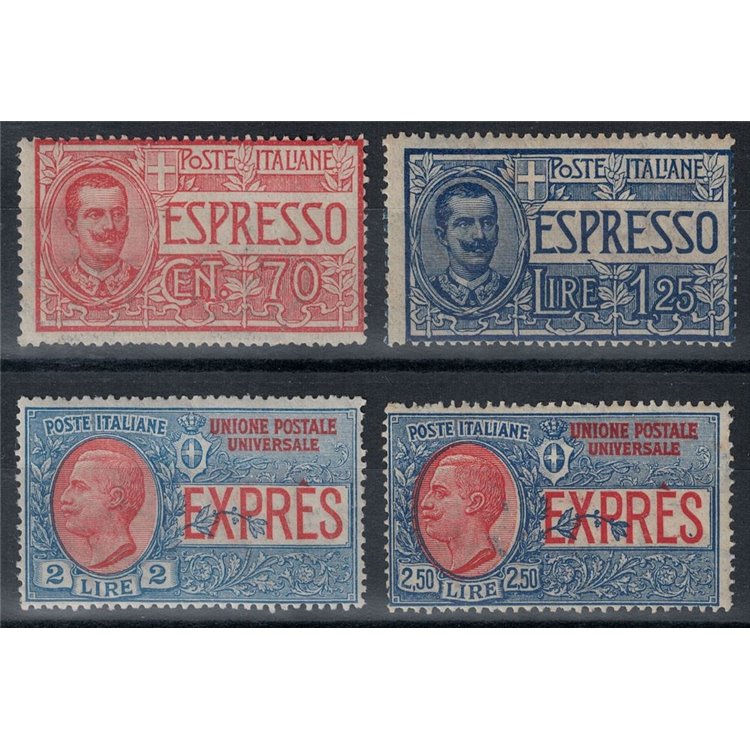 ITALIA REGNO 1925-26 Espressi 4v MH*
