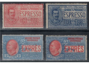 ITALY KINGDOM 1925-26 Express 4v MH*