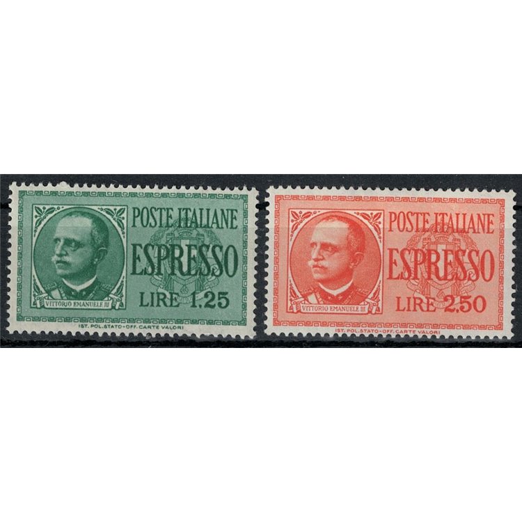 ITALIA REGNO 1932-33 Espressi 2v MH*