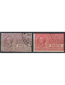 ITALY KINGDOM 1925 Pneumatic Post 2v us