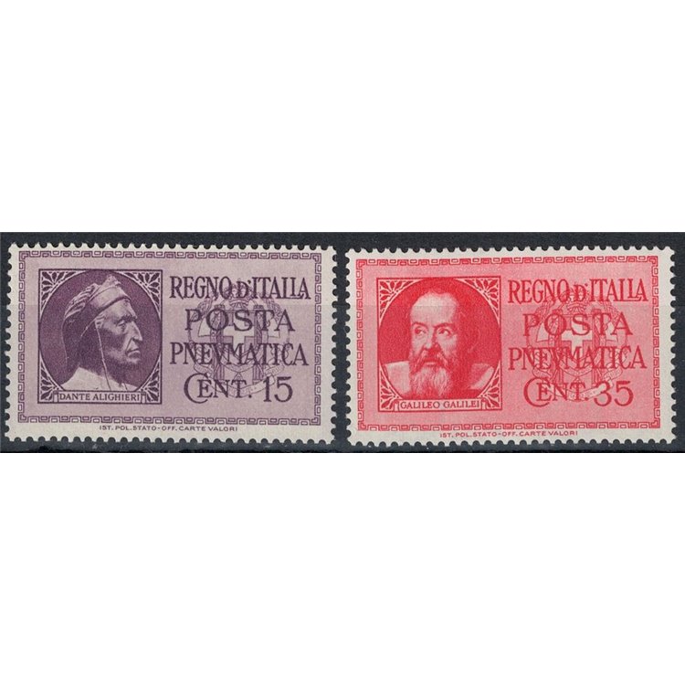 ITALIA REGNO 1933 Posta Pneumatica 2v MNH**