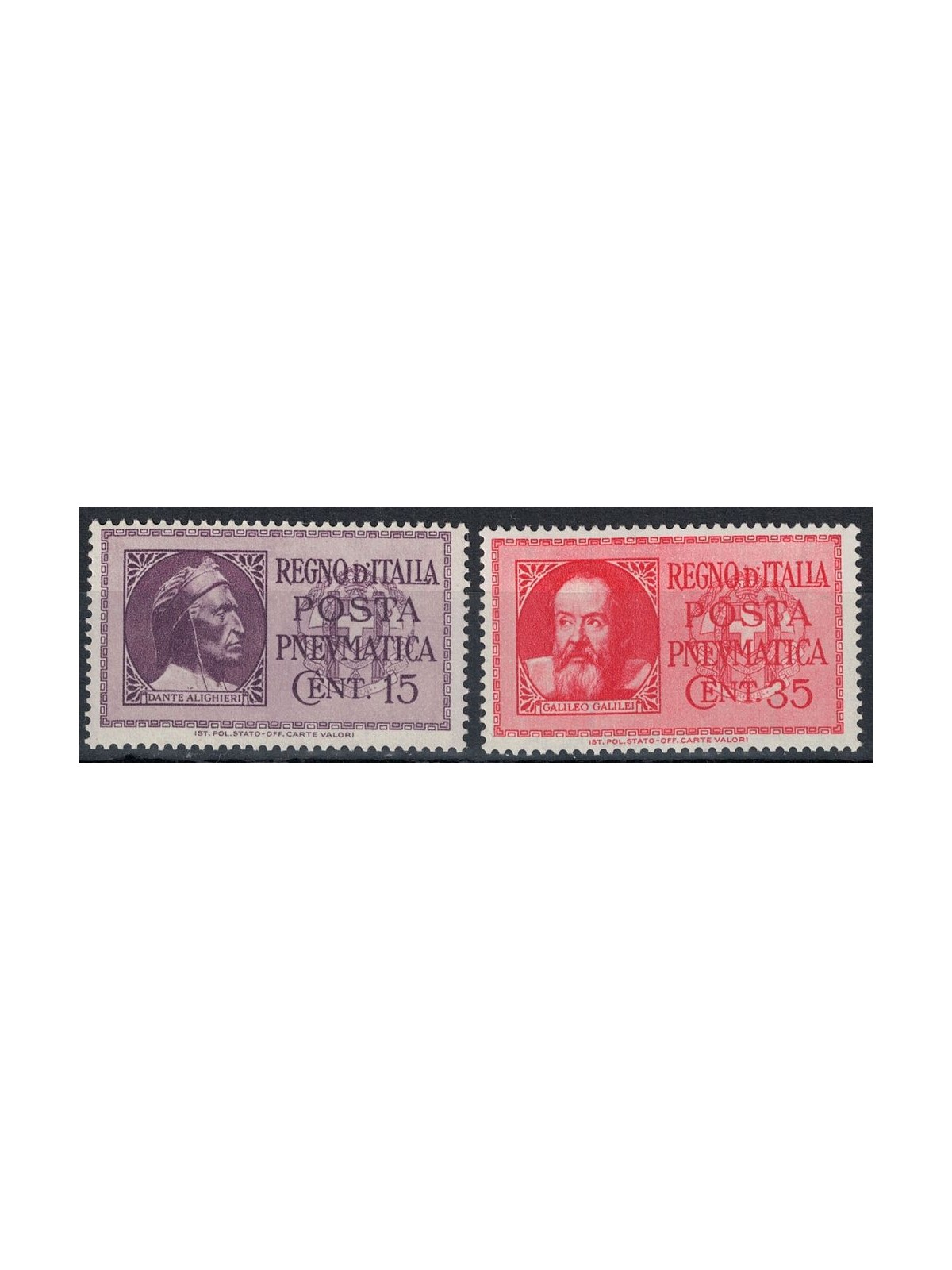 ITALIA REGNO 1933 Posta Pneumatica 2v MNH**