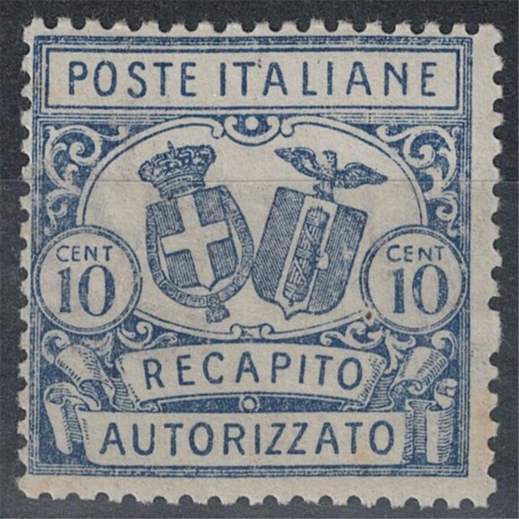 ITALIA REGNO 1928 Recapito autorizzato (dent. 14) MNH**