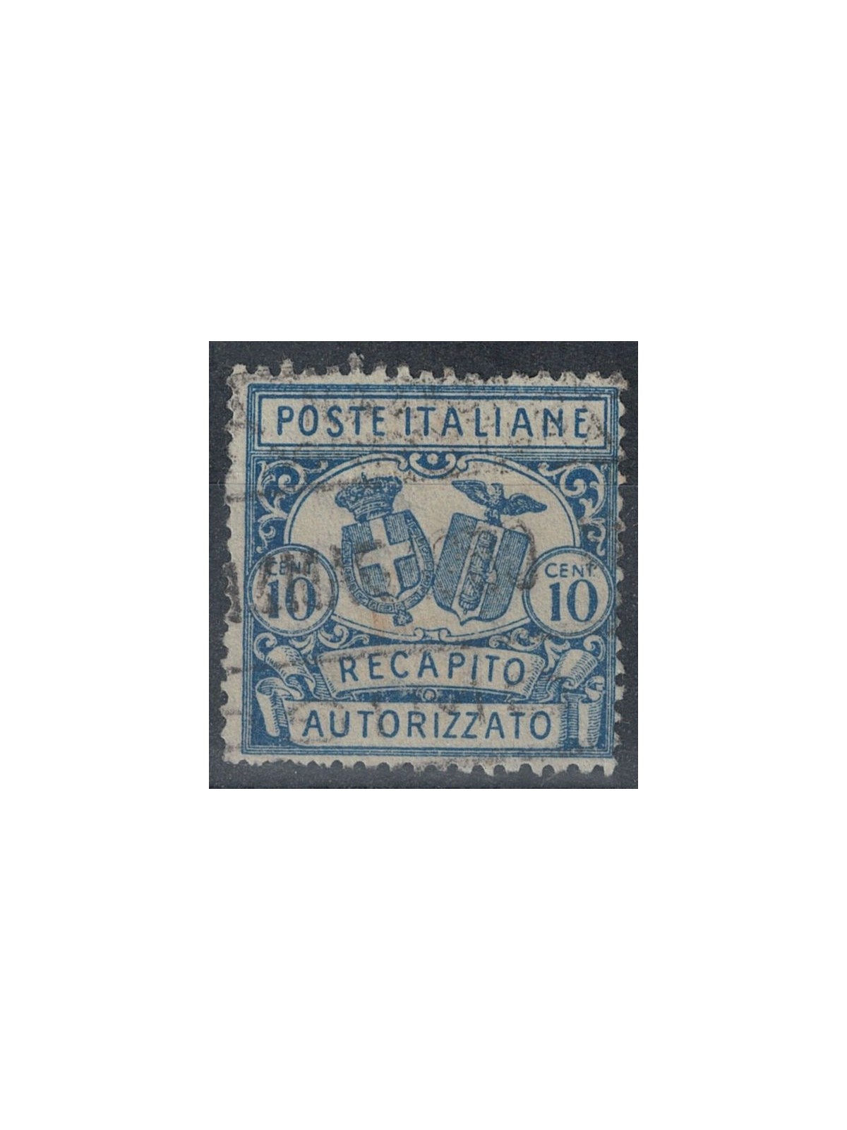 ITALY KINGDOM 1928 Authorized delivery (dent. 14) us