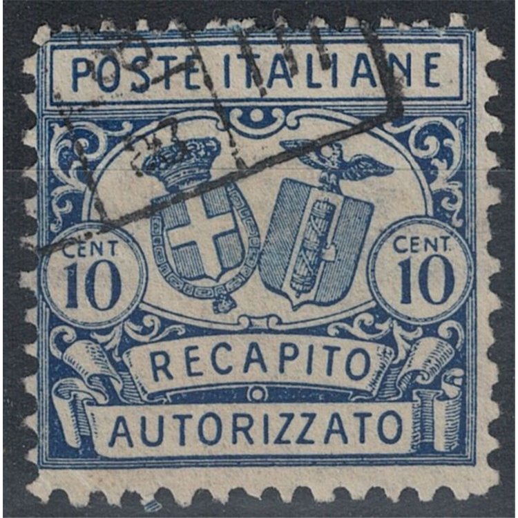 ITALY KINGDOM 1928 Authorized delivery (dent. 11) us