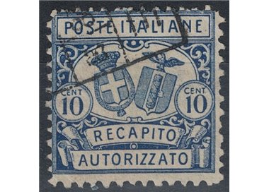 ITALY KINGDOM 1928 Authorized delivery (dent. 11) us