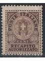 ITALIA REGNO 1930 Recapito autorizzato MNH**
