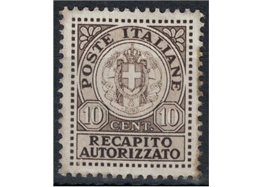 ITALIA REGNO 1930 Recapito autorizzato MH*
