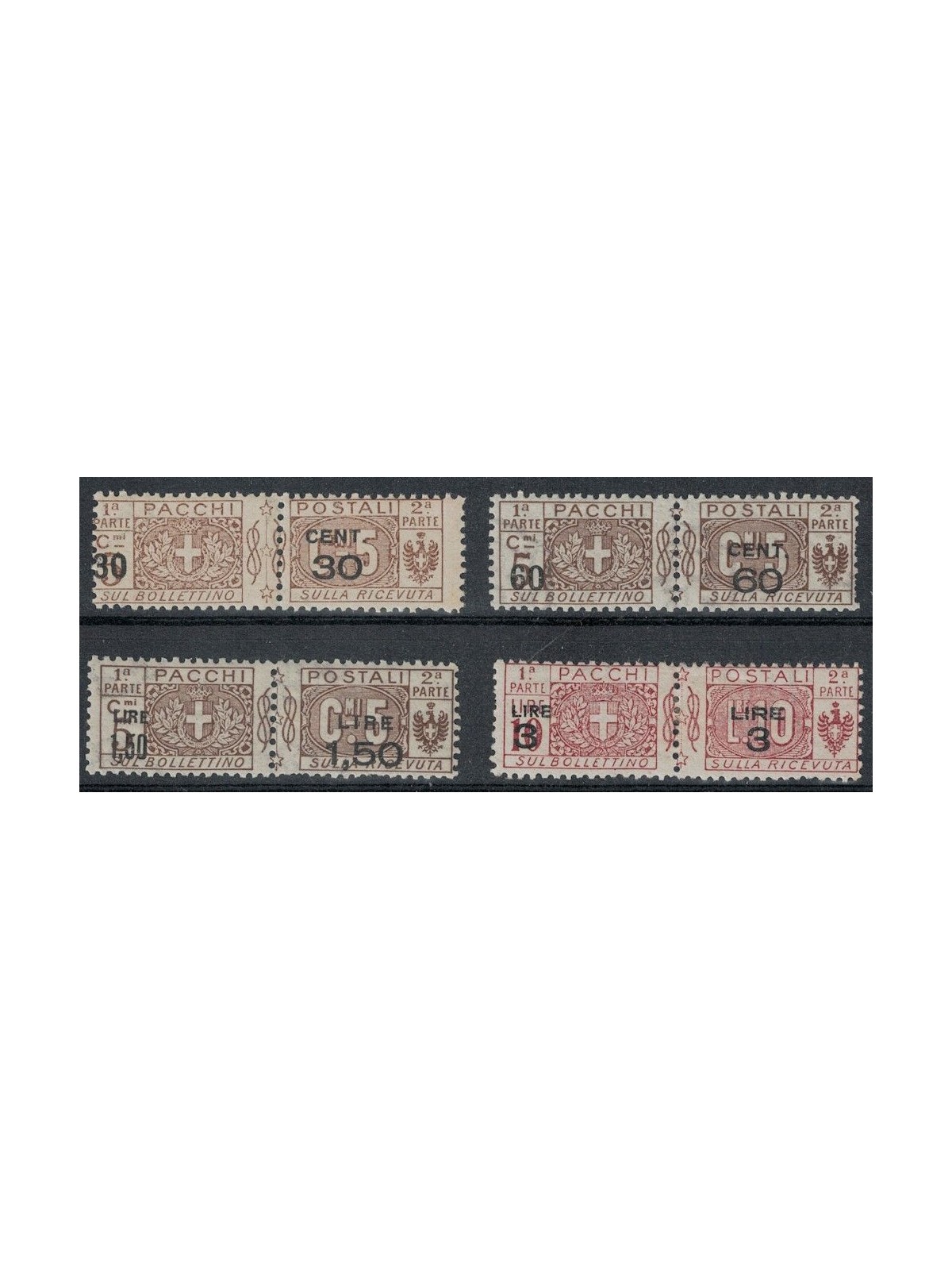 ITALY KINGDOM 1923-25 Postal parcels 4v MH*