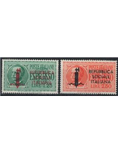ITALY RSI 1944 Express, 2v MH bundle*
