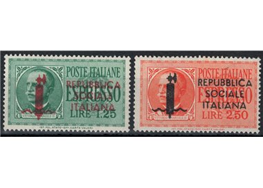 ITALY RSI 1944 Express, 2v MH bundle*