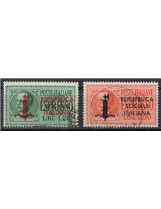 ITALY RSI 1944 Express, 2v us bundle