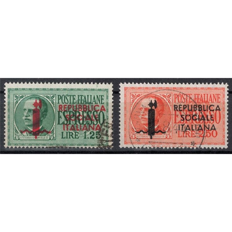 ITALY RSI 1944 Express, 2v us bundle