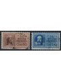 ITALY LIEUTENANCY 1945 Dante and Galileo, 2v us pneumatic post