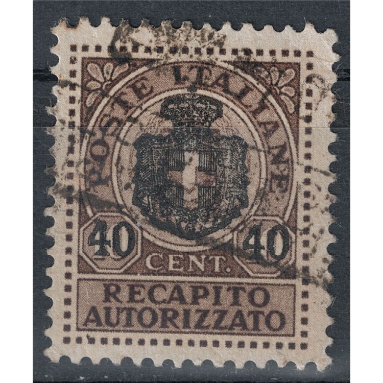 ITALIA LUOGOTENENZA 1945 Recapito autorizzato us