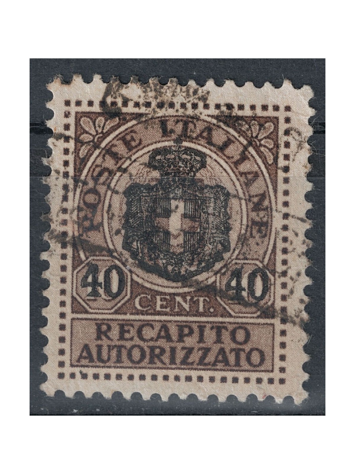 ITALY LIEUTENANCY 1945 Authorized delivery us