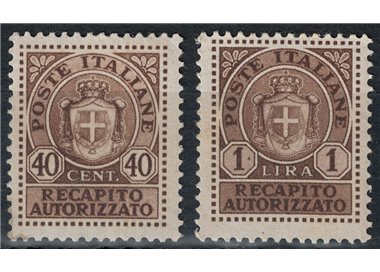 ITALY LIEUTENANCY 1945 Authorized delivery 2v MNH**