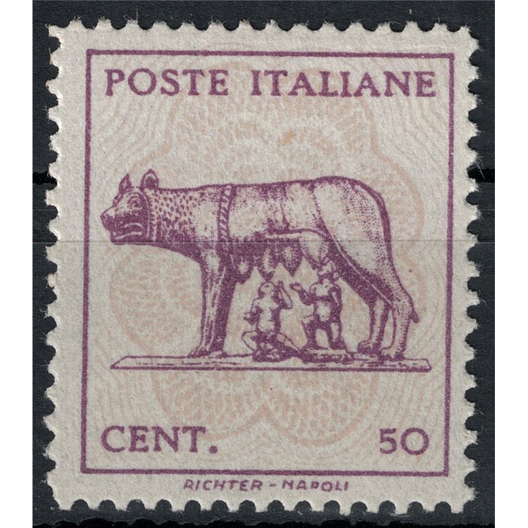 ITALY LIEUTENANCY 1944 Capitoline Wolf (without watermark) MNH**