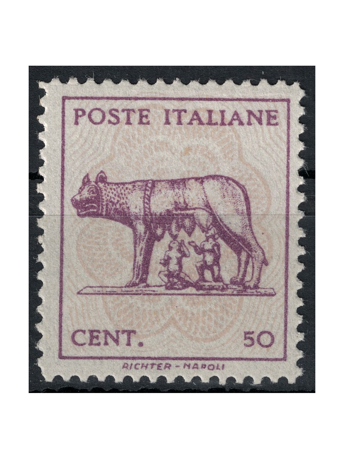 ITALY LIEUTENANCY 1944 Capitoline Wolf (without watermark) MNH**