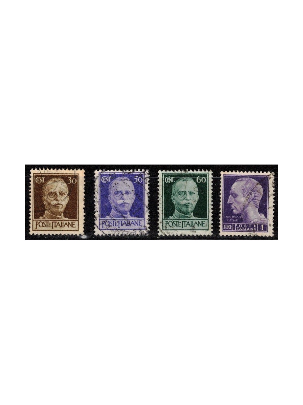 ITALY LIEUTENANCY 1944 Imperial without fasces (Rome) 4v us