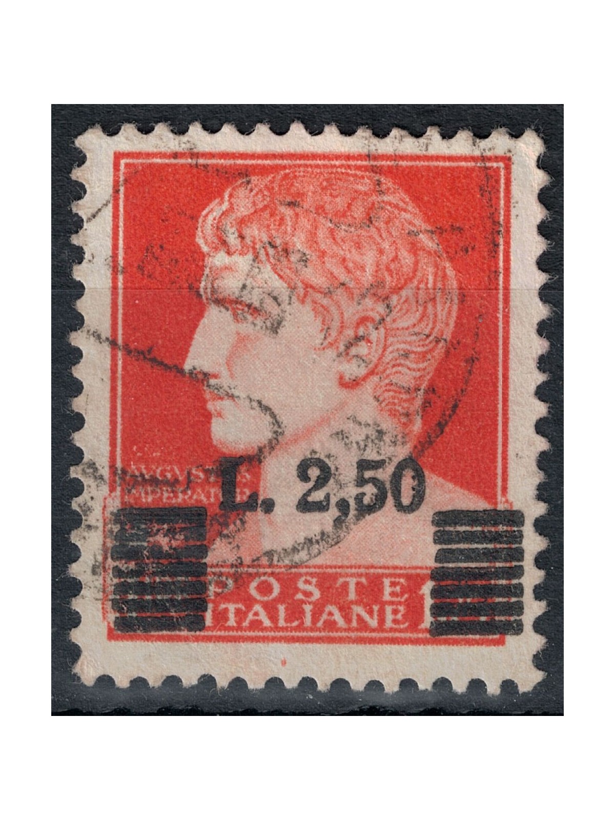 ITALIA LUOGOTENENZA 1945 Imperiale soprastampato us