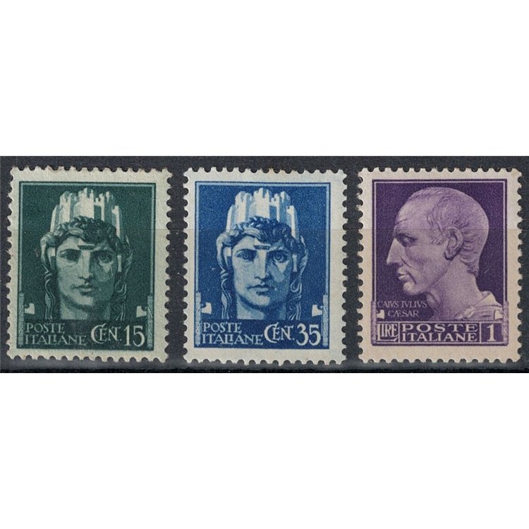 ITALY LIEUTENANCY 1945 Imperial with fasces (Novara) 3v MNH**