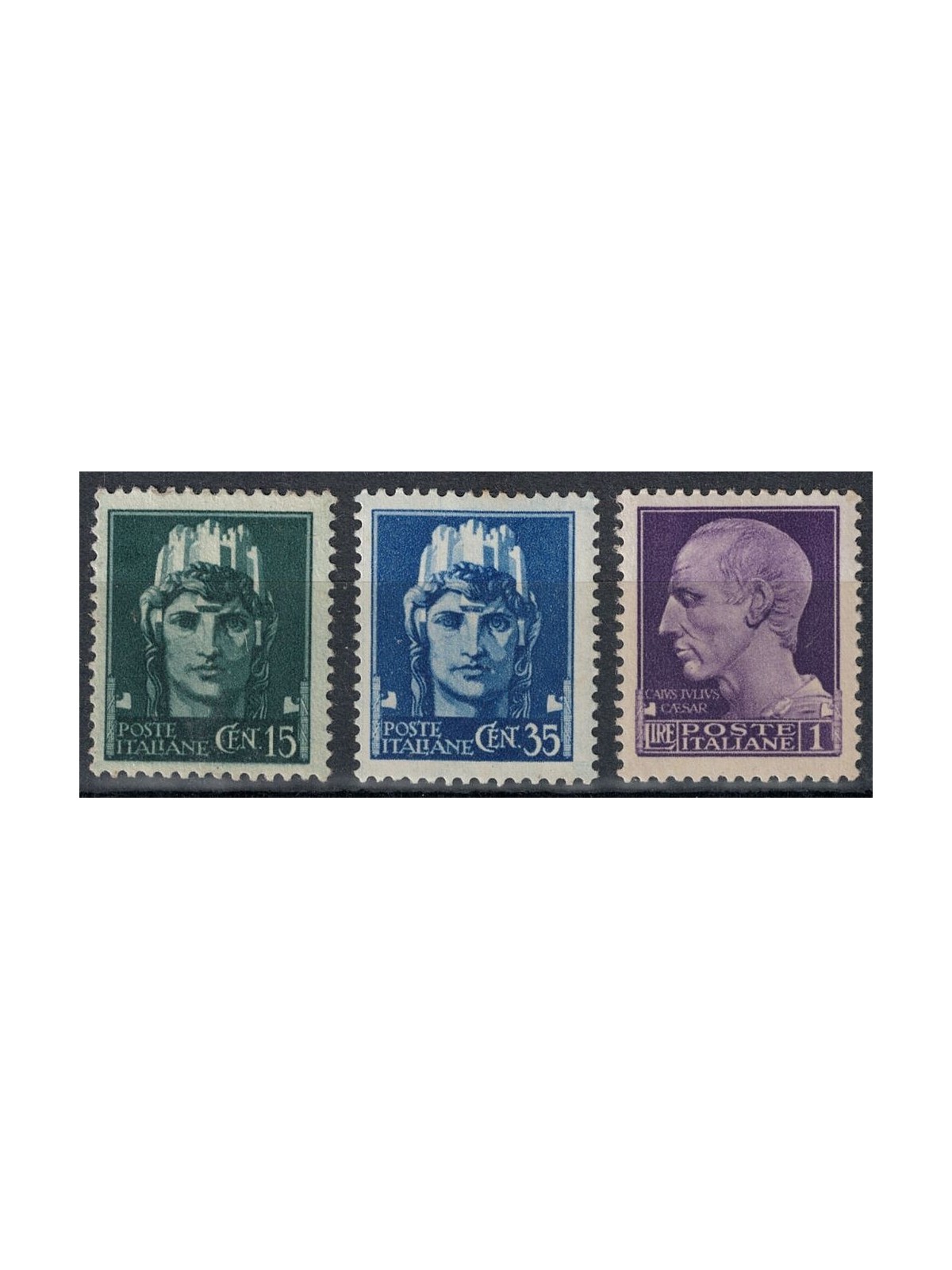 ITALY LIEUTENANCY 1945 Imperial with fasces (Novara) 3v MNH**