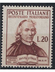 ITALIA 1950 Ludovico Antonio Muratori MNH**