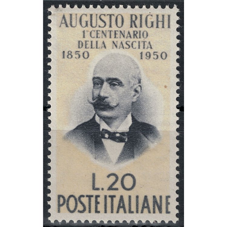 ITALIA 1950 Augusto Righi MNH**