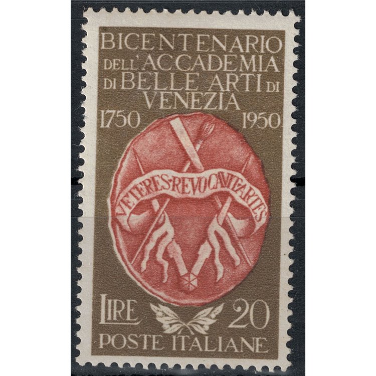 ITALY 1950 Academy of Fine Arts MNH**