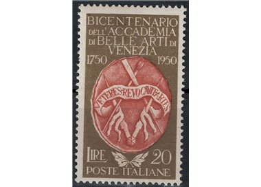 ITALY 1950 Academy of Fine Arts MNH**