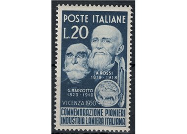 ITALIA 1950 Pionieri Industria Laniera MNH**
