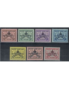 VATICANO 1939 Sede vacante 7v MH*